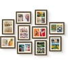 image:imageGolden State Art8x10 Collage Picture Frame Holds Two 4x6 PhotosPink Gold  Includes easel backHD plexiglass frontbuildin hangers and buttonsDesktopwall mount8x10 Decorative photo frame10 PacksBlack Gold