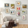 image:imageGolden State Art8x10 Collage Picture Frame Holds Two 4x6 PhotosPink Gold  Includes easel backHD plexiglass frontbuildin hangers and buttonsDesktopwall mount8x10 Decorative photo frame10 PacksBlue Gold