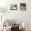 image:imageGolden State Art8x10 Collage Picture Frame Holds Two 4x6 PhotosPink Gold  Includes easel backHD plexiglass frontbuildin hangers and buttonsDesktopwall mount8x10 Decorative photo frame10 PacksGreen Gold