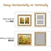 image:imageGolden State Art8x10 Collage Picture Frame Holds Two 4x6 PhotosPink Gold  Includes easel backHD plexiglass frontbuildin hangers and buttonsDesktopwall mount8x10 Decorative photo frame10 PacksVintage Gold