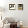 image:imageGolden State Art8x10 Collage Picture Frame Holds Two 4x6 PhotosPink Gold  Includes easel backHD plexiglass frontbuildin hangers and buttonsDesktopwall mount8x10 Decorative photo frame10 PacksGreen Gold