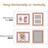 image:imageGolden State Art8x10 Collage Picture Frame Holds Two 4x6 PhotosPink Gold  Includes easel backHD plexiglass frontbuildin hangers and buttonsDesktopwall mount8x10 Decorative photo frame10 PacksPink Gold