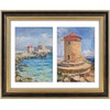 image:imageGolden State Art8x10 Collage Picture Frame Holds Two 4x6 PhotosPink Gold  Includes easel backHD plexiglass frontbuildin hangers and buttonsDesktopwall mount8x10 Decorative photo frame10 PacksBlack Gold