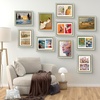 image:imageGolden State Art8x10 Collage Picture Frame Holds Two 4x6 PhotosPink Gold  Includes easel backHD plexiglass frontbuildin hangers and buttonsDesktopwall mount8x10 Decorative photo frame10 PacksBlue Gold