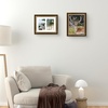 image:imageGolden State Art8x10 Collage Picture Frame Holds Two 4x6 PhotosPink Gold  Includes easel backHD plexiglass frontbuildin hangers and buttonsDesktopwall mount8x10 Decorative photo frame10 PacksBlack Gold