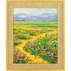 image:imageGolden State Art 12x16 Picture Frame White Mat for 8x12 Distressed Gold  Acrylic Front Fits 8x12 or 12x16 Without Mat Photo Art Poster or Print Display Ornate Vintage Finish Picture FrameDistressed Gold