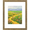 image:imageGolden State Art 18x24 Dark GoldBrown Frame White Mat for 16x20 Plexiglass  Fits 16x20 Picture Art Poster or Print Display Wall Mounting Vintage Ornate Finish Photo FrameDistressed Gold