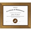 image:imageGolden State Art 85x11 Black with Gold amp Burgundy Photo Frame Real Glass  Wall Hanging or Tabletop Ornate Great for Pictures Diplomas Prints Poster LicenseDark Gold