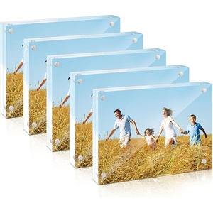 image:image5 Pack 4x6 Clear Acrylic Picture Frame Acrylic Front Tabletop Display  Tabletop Display Photo Art or Print Display Acrylic Picture Frame5x7