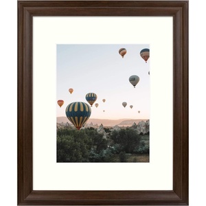 image:imageGolden State Art 16x20 Brown Photo Frame Ivory Mat for 11x14 Real Glass  Fits 11x14 Picture Art Poster or Print Display 2inch Wide16x20