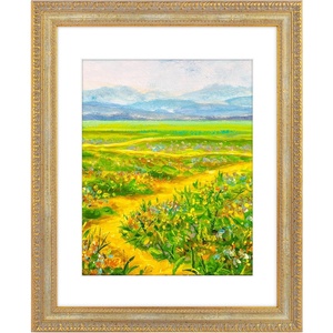 image:imageGolden State Art 18x24 Distressed Gold Frame White Mat for 16x20 Plexiglass  Plexiglass Fits 16x20 Picture Art Poster or Print Display or 18x24 Without Mat Ornate Vintage Photo FrameDistressed Gold
