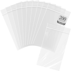 image:imageGolden State Art 2 x 2 Clear Plastic Zip Bags 200 Count  Small Resealable Zipper Bags For Business Office Supplies Jewelry amp Party Favors3x5