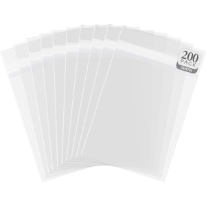 image:imageGolden State Art 4x6 AcidFree Crystal Clear Storage Sleeves200 Pack  Resealable AdhesiveClear Plastic BagsFits 4x6 Prints Photos CardsBag Size 4 34 x 6 12 inches5x7