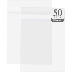 image:imageGolden State Art 50 Pack Clear Bag for 16x20 Mats Pictures AcidFree 16 38 x 20 1811x14