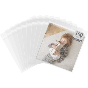 image:imageGolden State Art Clear Storage Bags 14 18 x 20 inches 100 PCS  Resealable Clear Picture Sleeve For 14x20 Art Prints Pictures Photos Frame Mats12x12