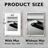 image:image12x16 Picture Frame Set of 4 Display 85x11 Photo with Mat or 12x16 Art Print without Mat Made of Engineered Wood Covered by Plexiglass Grey Picture Frames Collage Wall Decor Gallary Wall Frame  12x16 Poster Frame Made of Engineered Wood Covered by Plexiglass Grey Picture Frames Collage Wall Decor Gallary Wall FrameRustic White