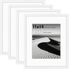 image:image12x16 Picture Frame Set of 4 Display 85x11 Photo with Mat or 12x16 Art Print without Mat Made of Engineered Wood Covered by Plexiglass Grey Picture Frames Collage Wall Decor Gallary Wall Frame  12x16 Poster Frame Made of Engineered Wood Covered by Plexiglass Grey Picture Frames Collage Wall Decor Gallary Wall FrameWhite