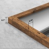 image:image12x16 Picture Frame Set of 4 Display 85x11 Photo with Mat or 12x16 Art Print without Mat Made of Engineered Wood Covered by Plexiglass Grey Picture Frames Collage Wall Decor Gallary Wall Frame  12x16 Poster Frame Made of Engineered Wood Covered by Plexiglass Grey Picture Frames Collage Wall Decor Gallary Wall FrameVintage Brown