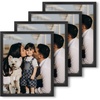 image:image12x16 Picture Frame Set of 4 Display 85x11 Photo with Mat or 12x16 Art Print without Mat Made of Engineered Wood Covered by Plexiglass Grey Picture Frames Collage Wall Decor Gallary Wall Frame  12x16 Poster Frame Made of Engineered Wood Covered by Plexiglass Grey Picture Frames Collage Wall Decor Gallary Wall FrameBlack