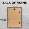 image:image12x16 Picture Frame Set of 4 Display 85x11 Photo with Mat or 12x16 Art Print without Mat Made of Engineered Wood Covered by Plexiglass Grey Picture Frames Collage Wall Decor Gallary Wall Frame  12x16 Poster Frame Made of Engineered Wood Covered by Plexiglass Grey Picture Frames Collage Wall Decor Gallary Wall FrameVintage Brown