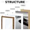 image:image12x16 Picture Frame Set of 4 Display 85x11 Photo with Mat or 12x16 Art Print without Mat Made of Engineered Wood Covered by Plexiglass Grey Picture Frames Collage Wall Decor Gallary Wall Frame  12x16 Poster Frame Made of Engineered Wood Covered by Plexiglass Grey Picture Frames Collage Wall Decor Gallary Wall FrameVintage Brown