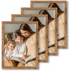 image:image12x16 Picture Frame Set of 4 Display 85x11 Photo with Mat or 12x16 Art Print without Mat Made of Engineered Wood Covered by Plexiglass Grey Picture Frames Collage Wall Decor Gallary Wall Frame  12x16 Poster Frame Made of Engineered Wood Covered by Plexiglass Grey Picture Frames Collage Wall Decor Gallary Wall FrameVintage Brown