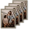 image:image12x16 Picture Frame Set of 4 Display 85x11 Photo with Mat or 12x16 Art Print without Mat Made of Engineered Wood Covered by Plexiglass Grey Picture Frames Collage Wall Decor Gallary Wall Frame  12x16 Poster Frame Made of Engineered Wood Covered by Plexiglass Grey Picture Frames Collage Wall Decor Gallary Wall FrameGrey