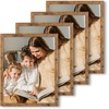 image:image12x16 Picture Frame Set of 4 Display 85x11 Photo with Mat or 12x16 Art Print without Mat Made of Engineered Wood Covered by Plexiglass Grey Picture Frames Collage Wall Decor Gallary Wall Frame  12x16 Poster Frame Made of Engineered Wood Covered by Plexiglass Grey Picture Frames Collage Wall Decor Gallary Wall FrameVintage Brown