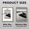image:image12x16 Picture Frame Set of 4 Display 85x11 Photo with Mat or 12x16 Art Print without Mat Made of Engineered Wood Covered by Plexiglass Grey Picture Frames Collage Wall Decor Gallary Wall Frame  12x16 Poster Frame Made of Engineered Wood Covered by Plexiglass Grey Picture Frames Collage Wall Decor Gallary Wall FrameGrey