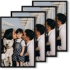 image:image12x16 Picture Frame Set of 4 Display 85x11 Photo with Mat or 12x16 Art Print without Mat Made of Engineered Wood Covered by Plexiglass Grey Picture Frames Collage Wall Decor Gallary Wall Frame  12x16 Poster Frame Made of Engineered Wood Covered by Plexiglass Grey Picture Frames Collage Wall Decor Gallary Wall FrameBlack
