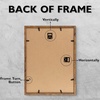 image:image12x16 Picture Frame Set of 4 Display 85x11 Photo with Mat or 12x16 Art Print without Mat Made of Engineered Wood Covered by Plexiglass Grey Picture Frames Collage Wall Decor Gallary Wall Frame  12x16 Poster Frame Made of Engineered Wood Covered by Plexiglass Grey Picture Frames Collage Wall Decor Gallary Wall FrameVintage Brown