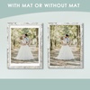 image:image12x16 Picture Frame with Mat for 11x14 Picture Dark Brown 1 Pack  Shatter Resistant Plexiglass  Engineered Wood Poster Frame for 30x40 cm Art Prints Wall MountingWeathered White