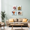 image:image12x16 Picture Frame with Mat for 11x14 Picture Dark Brown 1 Pack  Shatter Resistant Plexiglass  Engineered Wood Poster Frame for 30x40 cm Art Prints Wall MountingWhite