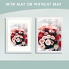 image:image12x16 Picture Frame with Mat for 11x14 Picture Dark Brown 1 Pack  Shatter Resistant Plexiglass  Engineered Wood Poster Frame for 30x40 cm Art Prints Wall MountingWhite