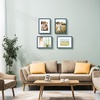 image:image12x16 Picture Frame with Mat for 11x14 Picture Dark Brown 1 Pack  Shatter Resistant Plexiglass  Engineered Wood Poster Frame for 30x40 cm Art Prints Wall MountingBlue