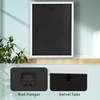 image:image12x16 Picture Frame with Mat for 11x14 Picture Dark Brown 1 Pack  Shatter Resistant Plexiglass  Engineered Wood Poster Frame for 30x40 cm Art Prints Wall MountingWhite