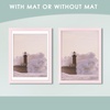 image:image12x16 Picture Frame with Mat for 11x14 Picture Dark Brown 1 Pack  Shatter Resistant Plexiglass  Engineered Wood Poster Frame for 30x40 cm Art Prints Wall MountingPink