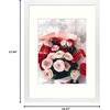 image:image12x16 Picture Frame with Mat for 11x14 Picture Dark Brown 1 Pack  Shatter Resistant Plexiglass  Engineered Wood Poster Frame for 30x40 cm Art Prints Wall MountingWhite
