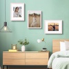 image:image12x16 Picture Frame with Mat for 11x14 Picture Dark Brown 1 Pack  Shatter Resistant Plexiglass  Engineered Wood Poster Frame for 30x40 cm Art Prints Wall MountingPink
