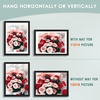 image:image12x16 Picture Frame with Mat for 11x14 Picture Dark Brown 1 Pack  Shatter Resistant Plexiglass  Engineered Wood Poster Frame for 30x40 cm Art Prints Wall MountingBlack