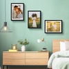 image:image12x16 Picture Frame with Mat for 11x14 Picture Dark Brown 1 Pack  Shatter Resistant Plexiglass  Engineered Wood Poster Frame for 30x40 cm Art Prints Wall MountingBlack