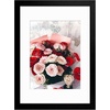 image:image12x16 Picture Frame with Mat for 11x14 Picture Dark Brown 1 Pack  Shatter Resistant Plexiglass  Engineered Wood Poster Frame for 30x40 cm Art Prints Wall MountingBlack