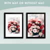 image:image12x16 Picture Frame with Mat for 11x14 Picture Dark Brown 1 Pack  Shatter Resistant Plexiglass  Engineered Wood Poster Frame for 30x40 cm Art Prints Wall MountingBlack