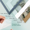 image:image12x16 Picture Frame with Mat for 11x14 Picture Dark Brown 1 Pack  Shatter Resistant Plexiglass  Engineered Wood Poster Frame for 30x40 cm Art Prints Wall MountingBlue