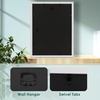 image:image12x16 Picture Frame with Mat for 11x14 Picture Dark Brown 1 Pack  Shatter Resistant Plexiglass  Engineered Wood Poster Frame for 30x40 cm Art Prints Wall MountingWhite