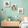image:image12x16 Picture Frame with Mat for 11x14 Picture Dark Brown 1 Pack  Shatter Resistant Plexiglass  Engineered Wood Poster Frame for 30x40 cm Art Prints Wall MountingWhite