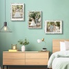 image:image12x16 Picture Frame with Mat for 11x14 Picture Dark Brown 1 Pack  Shatter Resistant Plexiglass  Engineered Wood Poster Frame for 30x40 cm Art Prints Wall MountingWeathered White