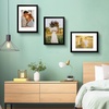 image:image12x16 Picture Frame with Mat for 11x14 Picture Dark Brown 1 Pack  Shatter Resistant Plexiglass  Engineered Wood Poster Frame for 30x40 cm Art Prints Wall MountingBlack