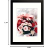 image:image12x16 Picture Frame with Mat for 11x14 Picture Dark Brown 1 Pack  Shatter Resistant Plexiglass  Engineered Wood Poster Frame for 30x40 cm Art Prints Wall MountingBlack