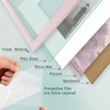 image:image12x16 Picture Frame with Mat for 11x14 Picture Dark Brown 1 Pack  Shatter Resistant Plexiglass  Engineered Wood Poster Frame for 30x40 cm Art Prints Wall MountingPink